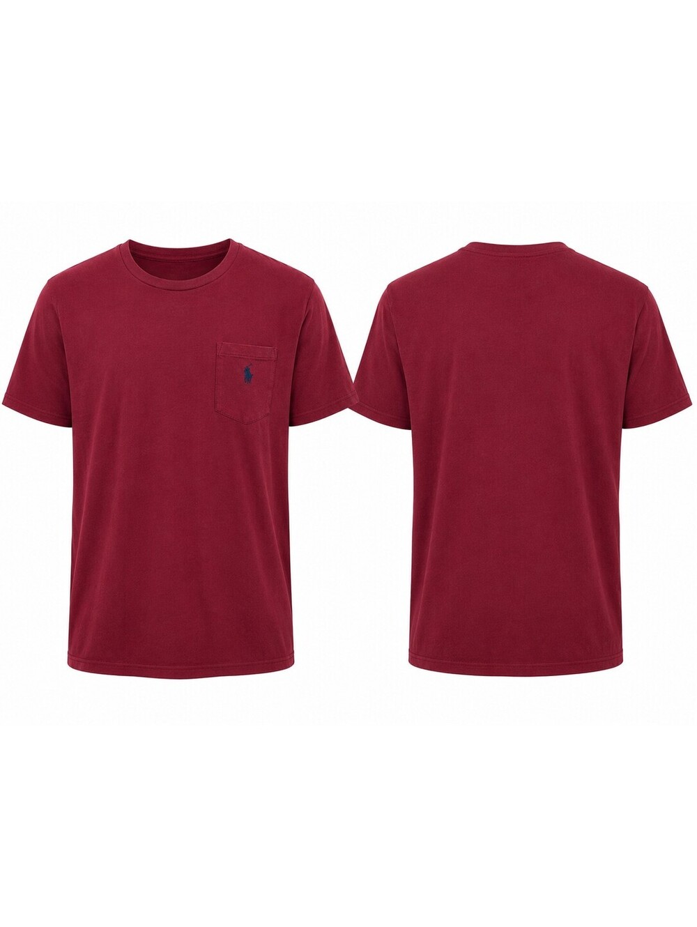 Vintage Polo By Ralph Lauren Single Stitch Red Pocket T-shirt Mens XL